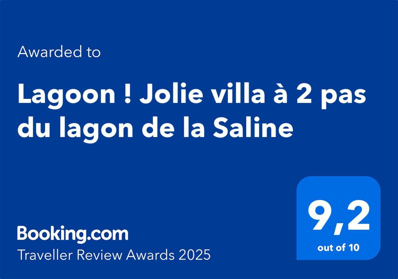 Lagoon ! Jolie Villa A 2 Pas Du Lagon De La Saline Εξωτερικό φωτογραφία